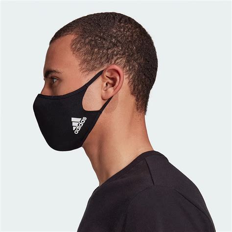 adidas solid face mask.